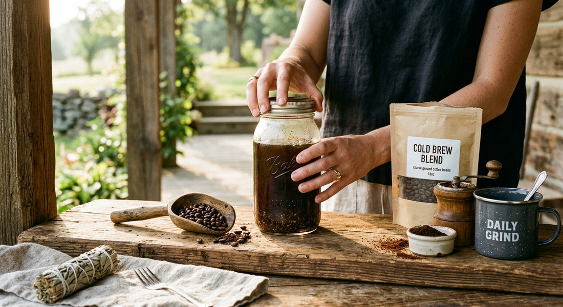 Cold brew coffee beans